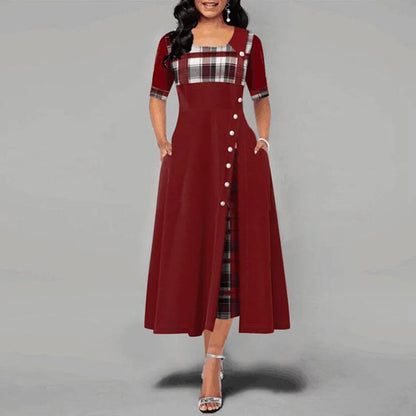 MW | Kleid mit Knopfdetails