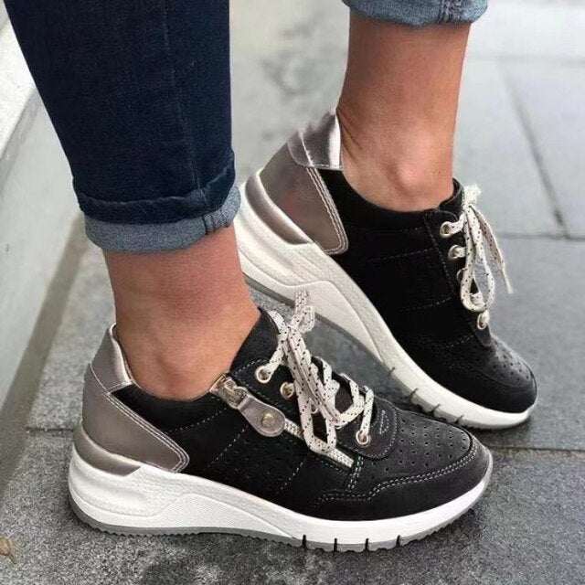 MW | - ORTHOPÄDISCHE TURNSCHUHE MIT KEILABSATZ