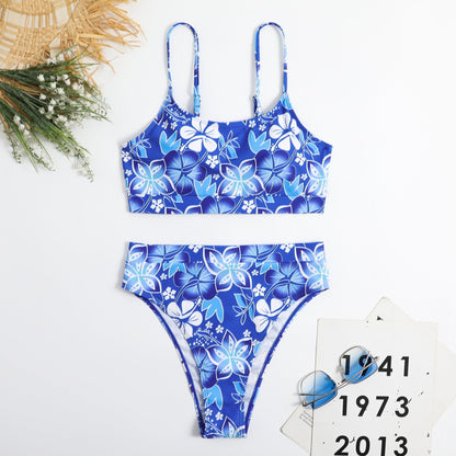 MW | Bikini mit tropischen Blumen
