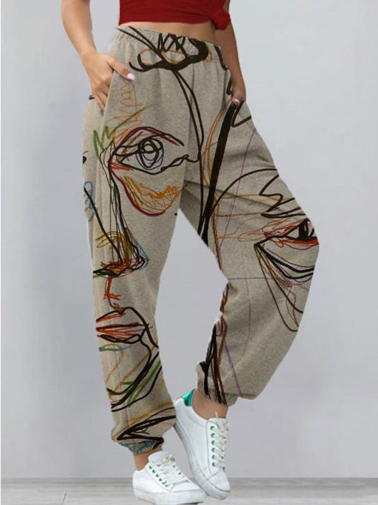 MW | Schicke & stylische Streetwear bedruckte Hose