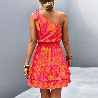 MW | Sommer-Minikleid mit einer Schulter