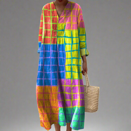 MW | Maxikleid Vibrierender Rost