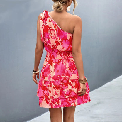 MW | Sommer-Minikleid mit einer Schulter