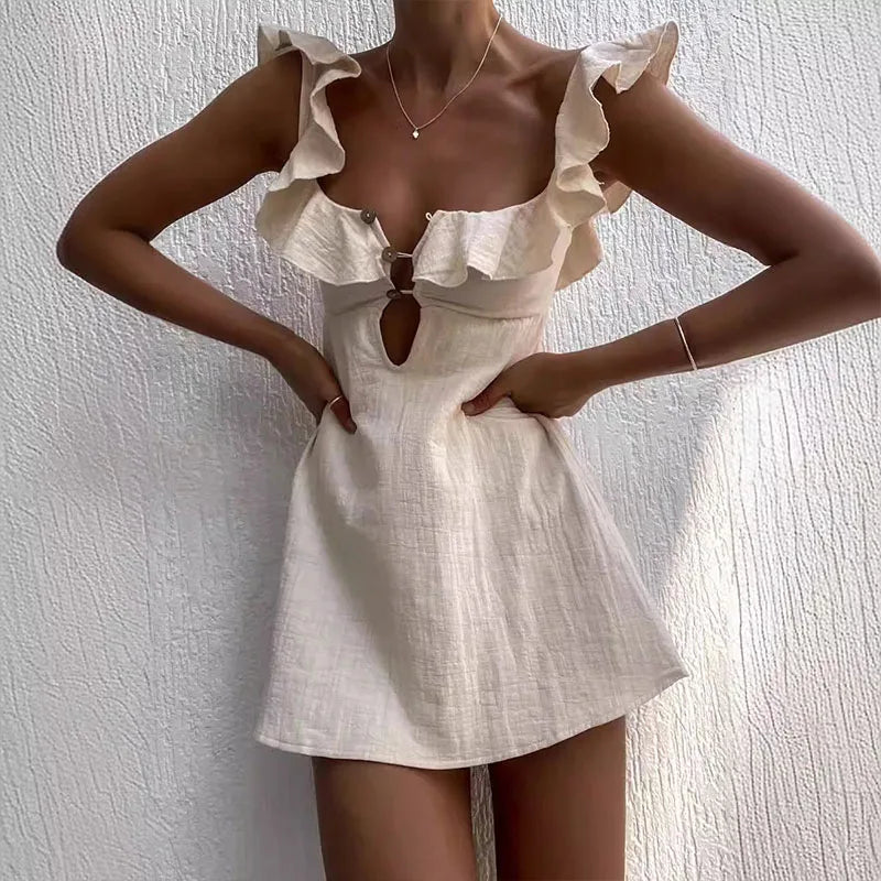 MW | Elegantes leichtes Sommer-Minikleid