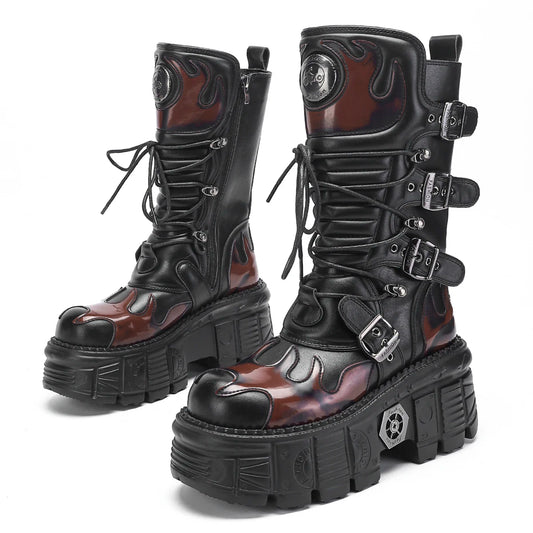 Lässige und stützende orthopädische Stiefel