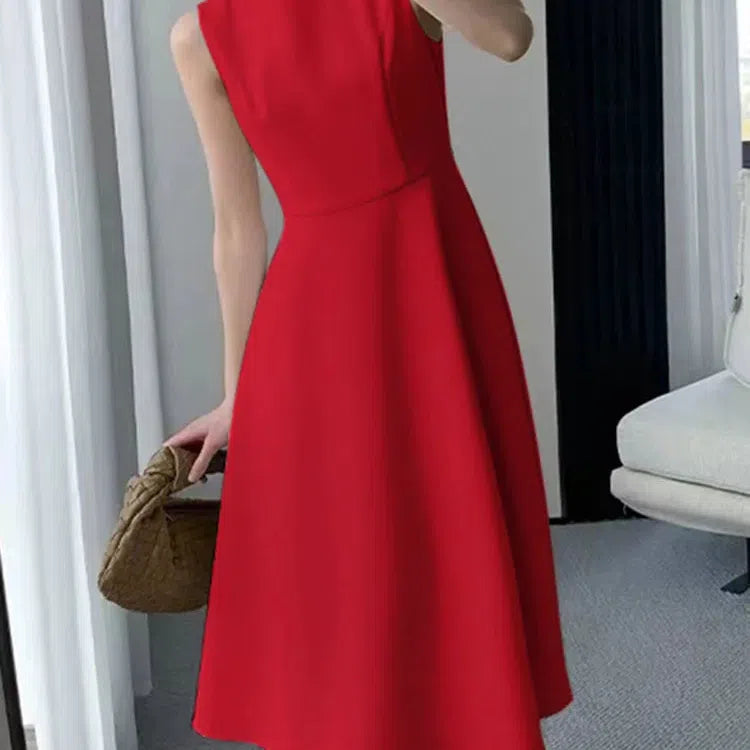 MW | ZANZEA Beiläufige O-Ausschnitt Tank Midi Kleid Frauen Elegante Sommer Sonnenkleid