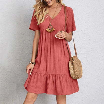 MW | Boho Chic Minikleid mit Volants