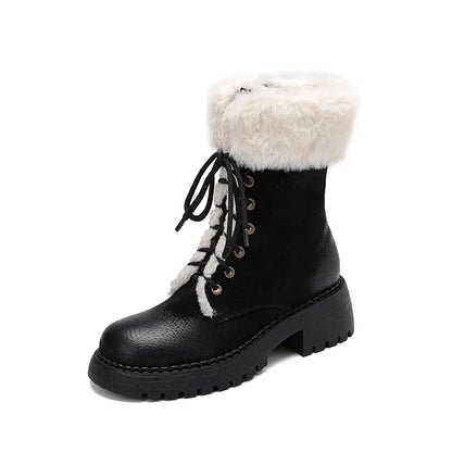 Stützende und trendige orthopädische Stiefel