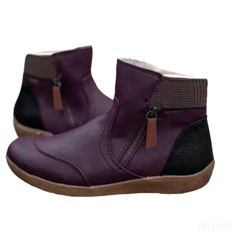 Lässige und stützende orthopädische Stiefel
