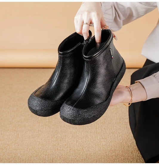 Lässige und stützende orthopädische Stiefel
