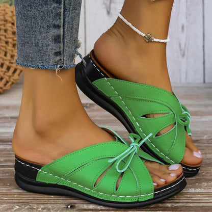 MW | | Bequeme Sandalen mit Schleife