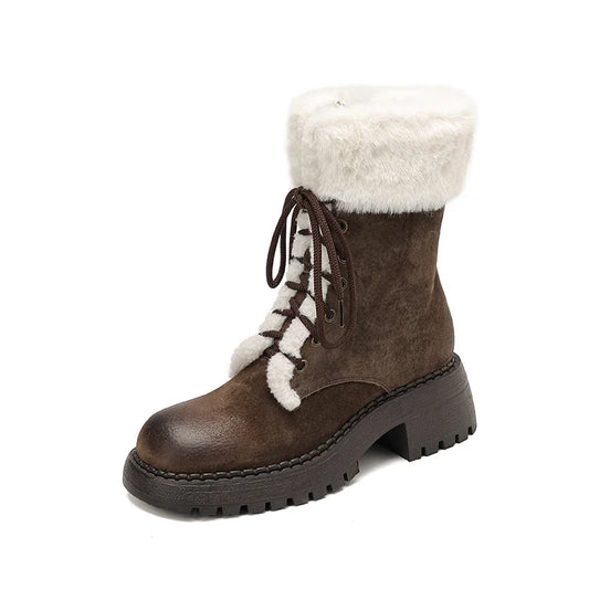 Stützende und trendige orthopädische Stiefel