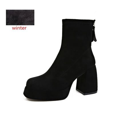 Stützende und trendige orthopädische Stiefel