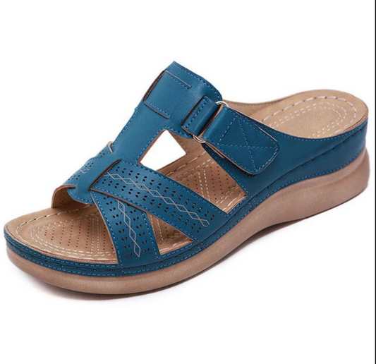 MW | : Klassische feminine Sandalen und Retro-Schuhe