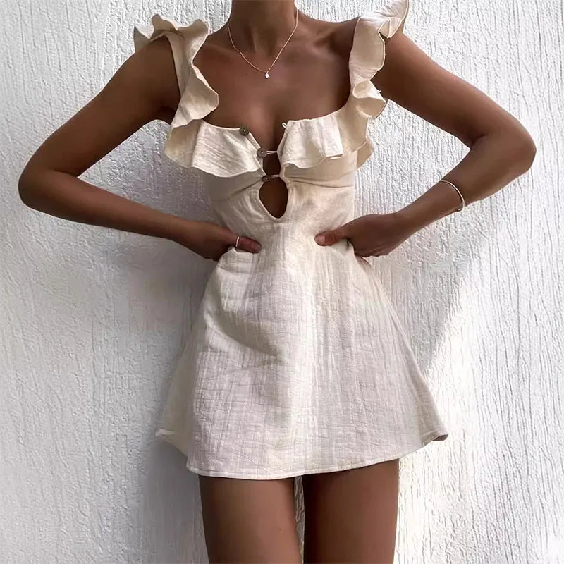 MW | Elegantes leichtes Sommer-Minikleid