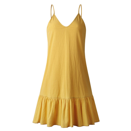 MW | Leichtes Minikleid mit dünnen Trägern für einen entspannten Sommerlook