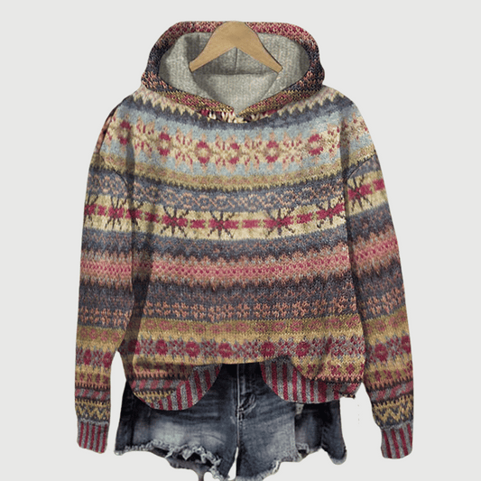 MW | Gemusterter Kapuzenpullover