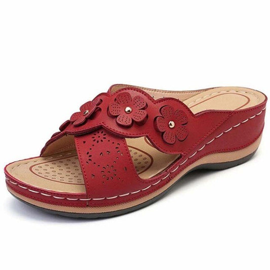 MW | Feminine Sandalen mit Blumenmuster