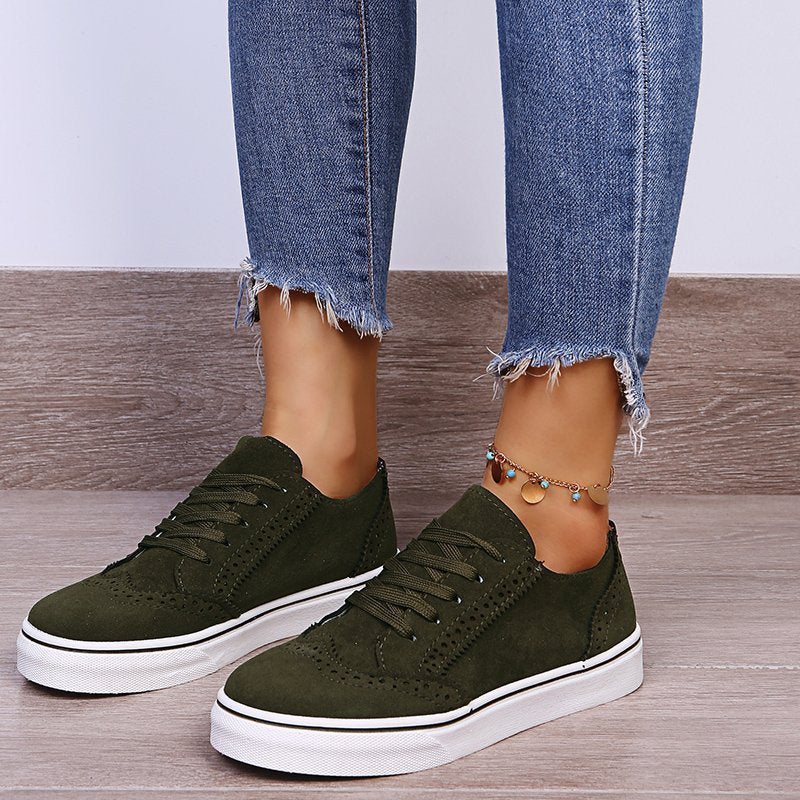 MW | Schnürsneakers auf flacher Sohle