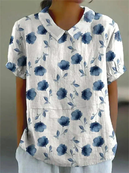 MW | Bluse mit Blumendruck für Frauen