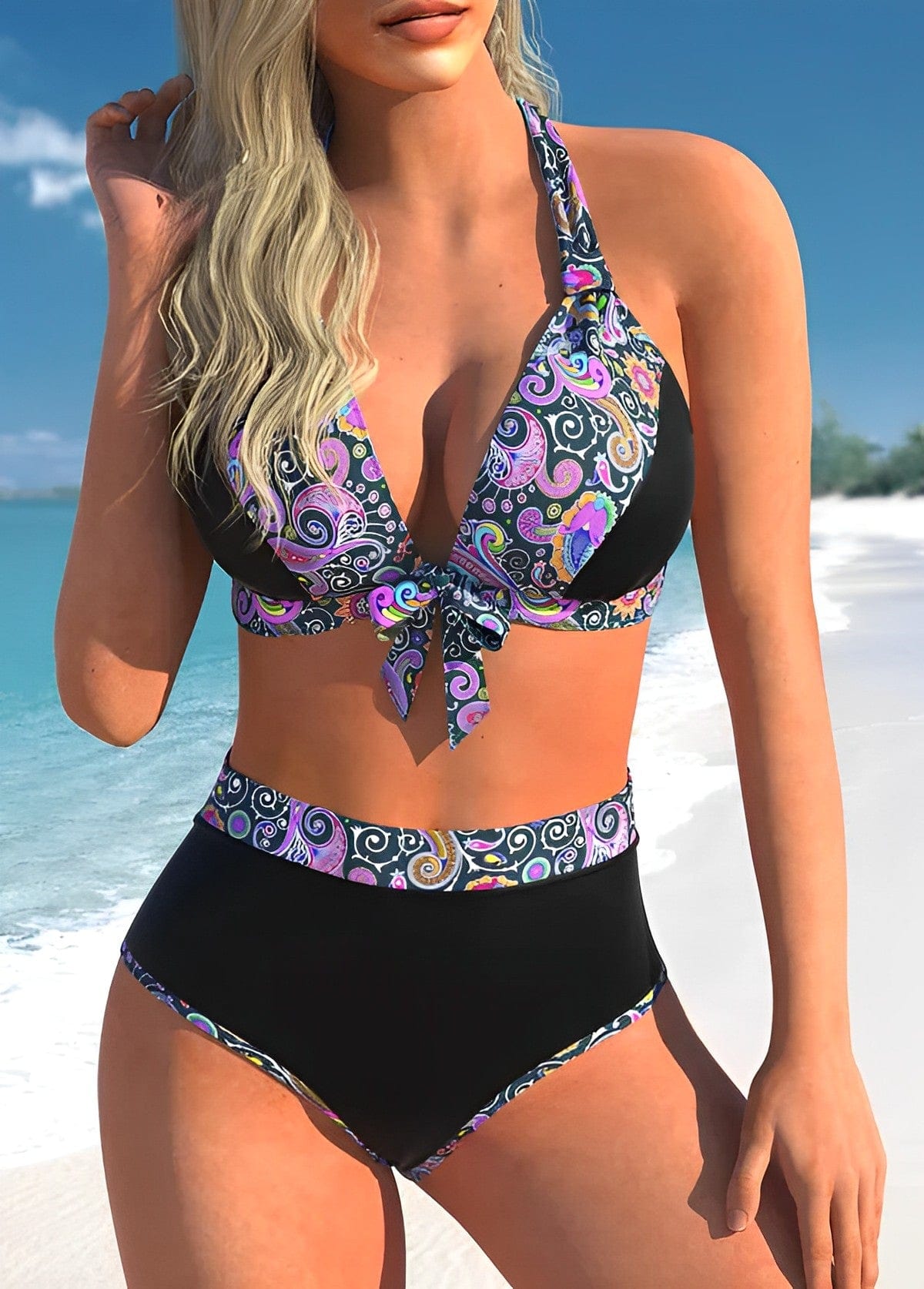 MW | Ami - Bikini mit Mandala-Druck