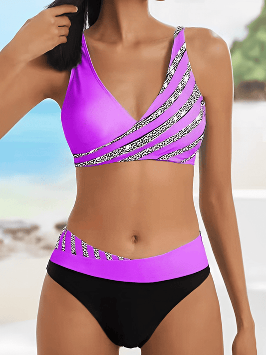 MW | Ami - Gestreifter Luxus-Sommer-Bikini