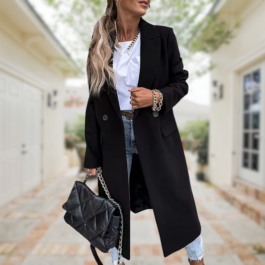 MW | Eleganter und stilvoller langer Mantel
