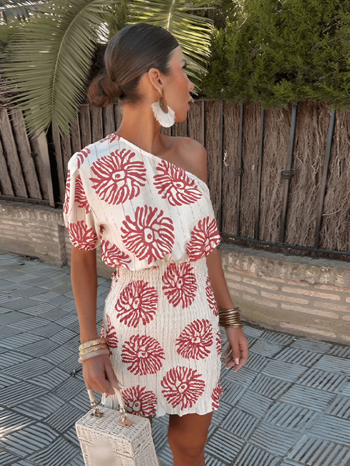MW | Elegantes Sommer-Minikleid mit auffälligen Prints