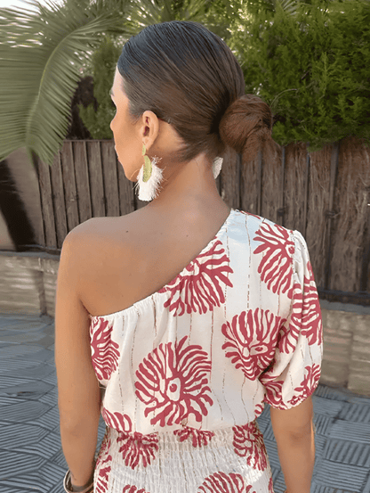 MW | Elegantes Sommer-Minikleid mit auffälligen Prints