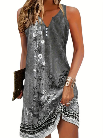 MW | Dahlia™ – Ärmelloses, Bequemes Minikleid