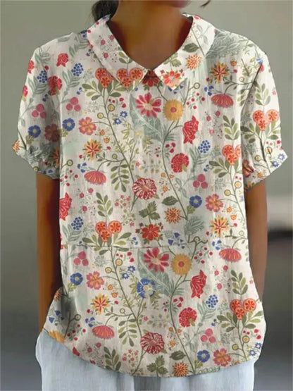 MW | Bluse mit Blumendruck für Frauen