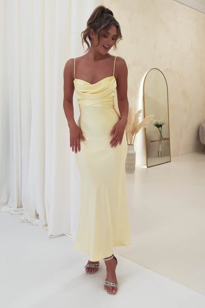 MW | Elegantes Midi-Abendkleid mit schmalen Trägern und trendigem Korsettdesign