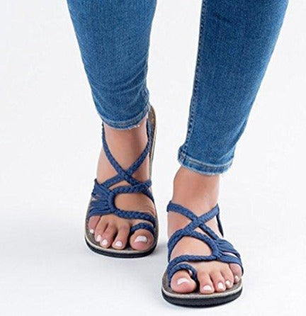 MW | | Bunte Strandsandalen