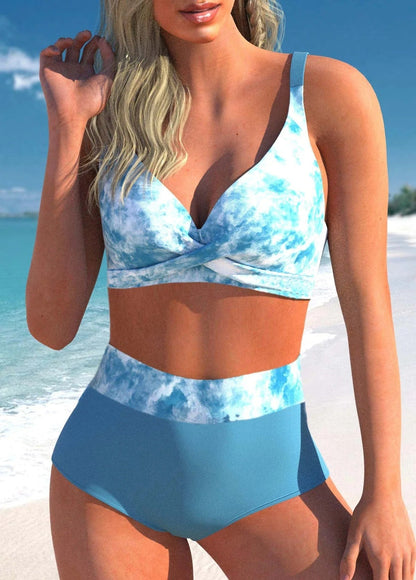 MW | Gepunkteter & gestreifter Bikini