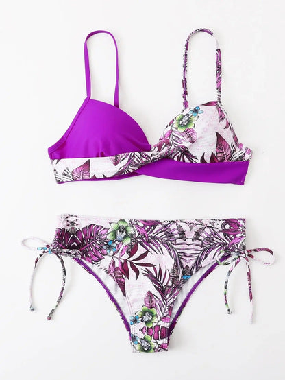MW | Bikini mit Blumendruck