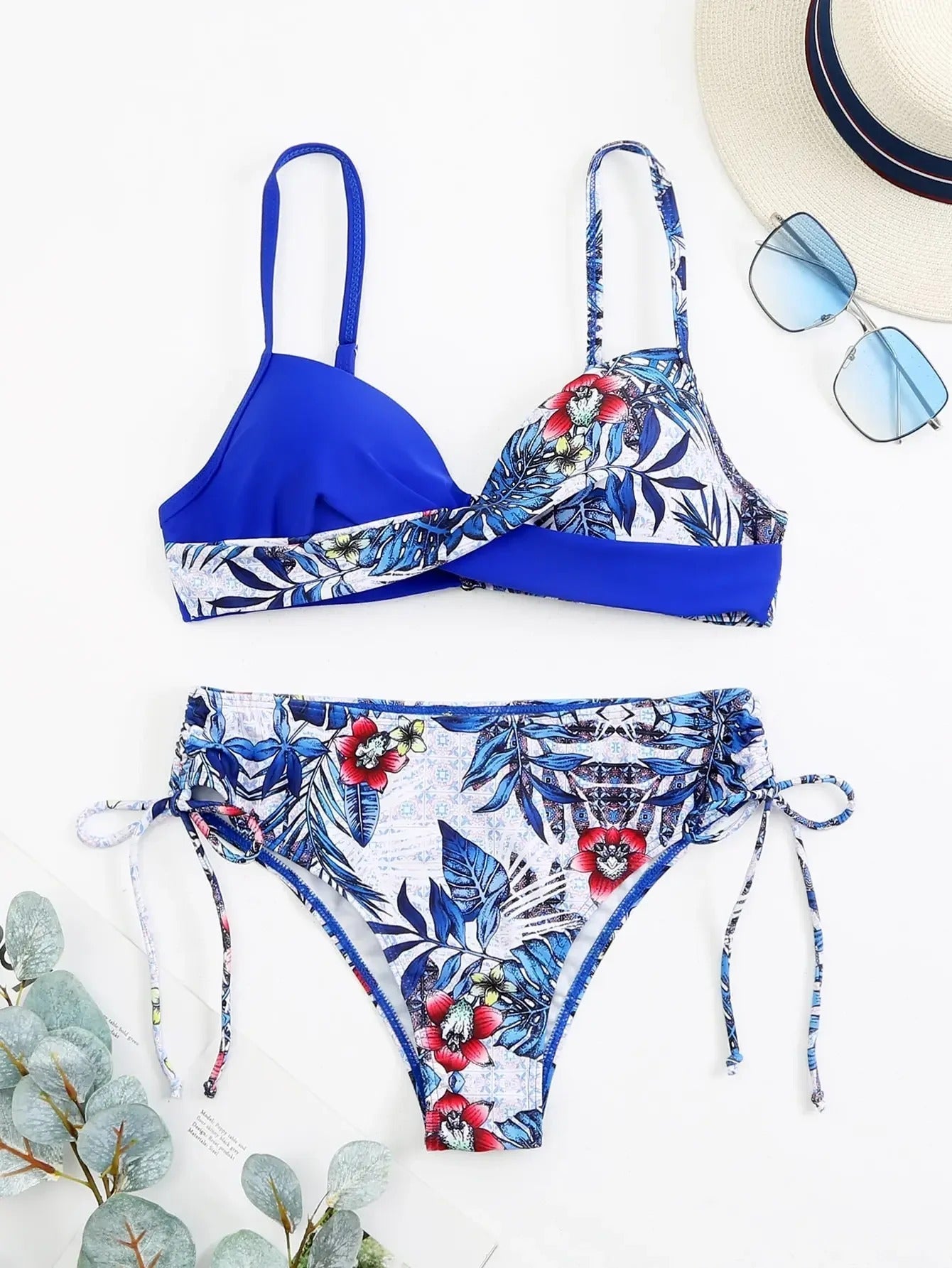 MW | Bikini mit Blumendruck