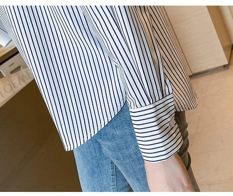 MW | Sweatshirts mit modischem gestreiftem Druck