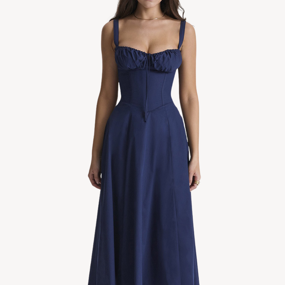 MW | Women's Floral Ärmelloses Midi Kleid