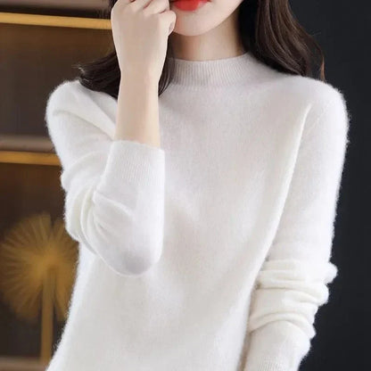 MW | Weichen Strickpullover mit Rollkragen