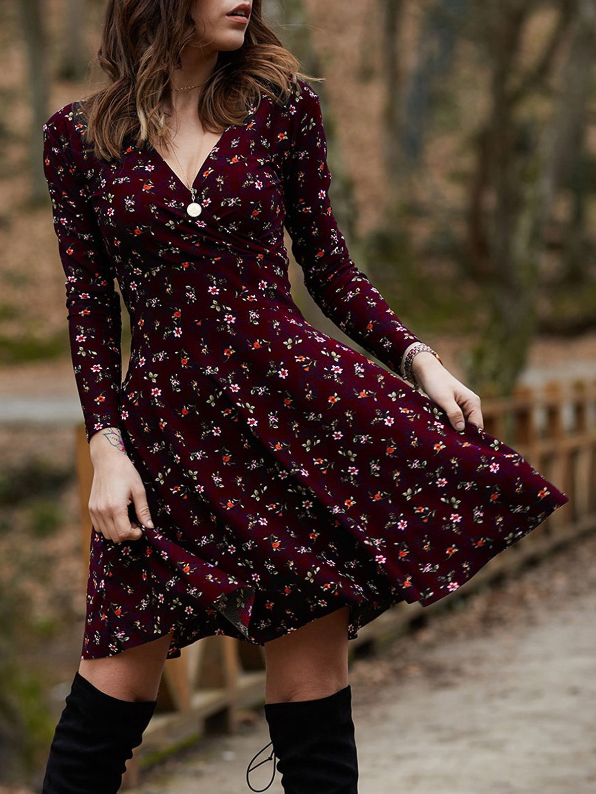MW | Casual und Entspanntes Winterkleid