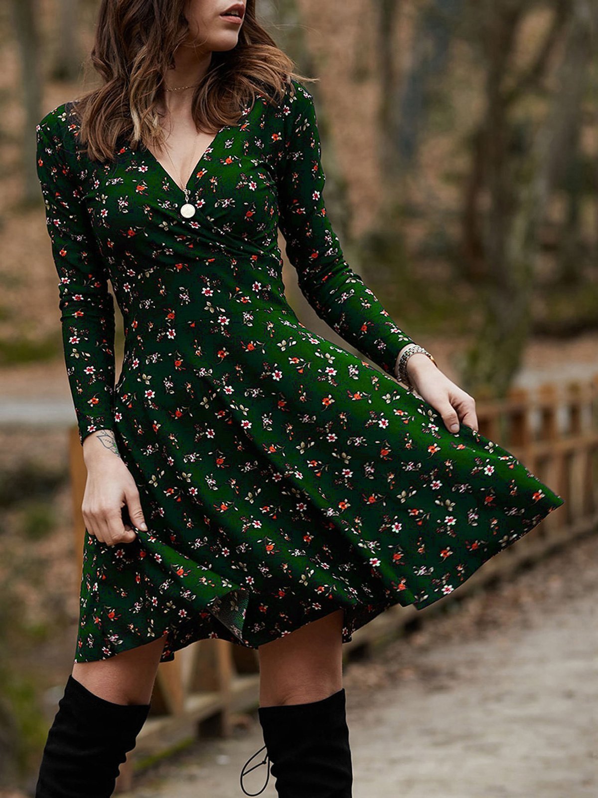 MW | Casual und Entspanntes Winterkleid