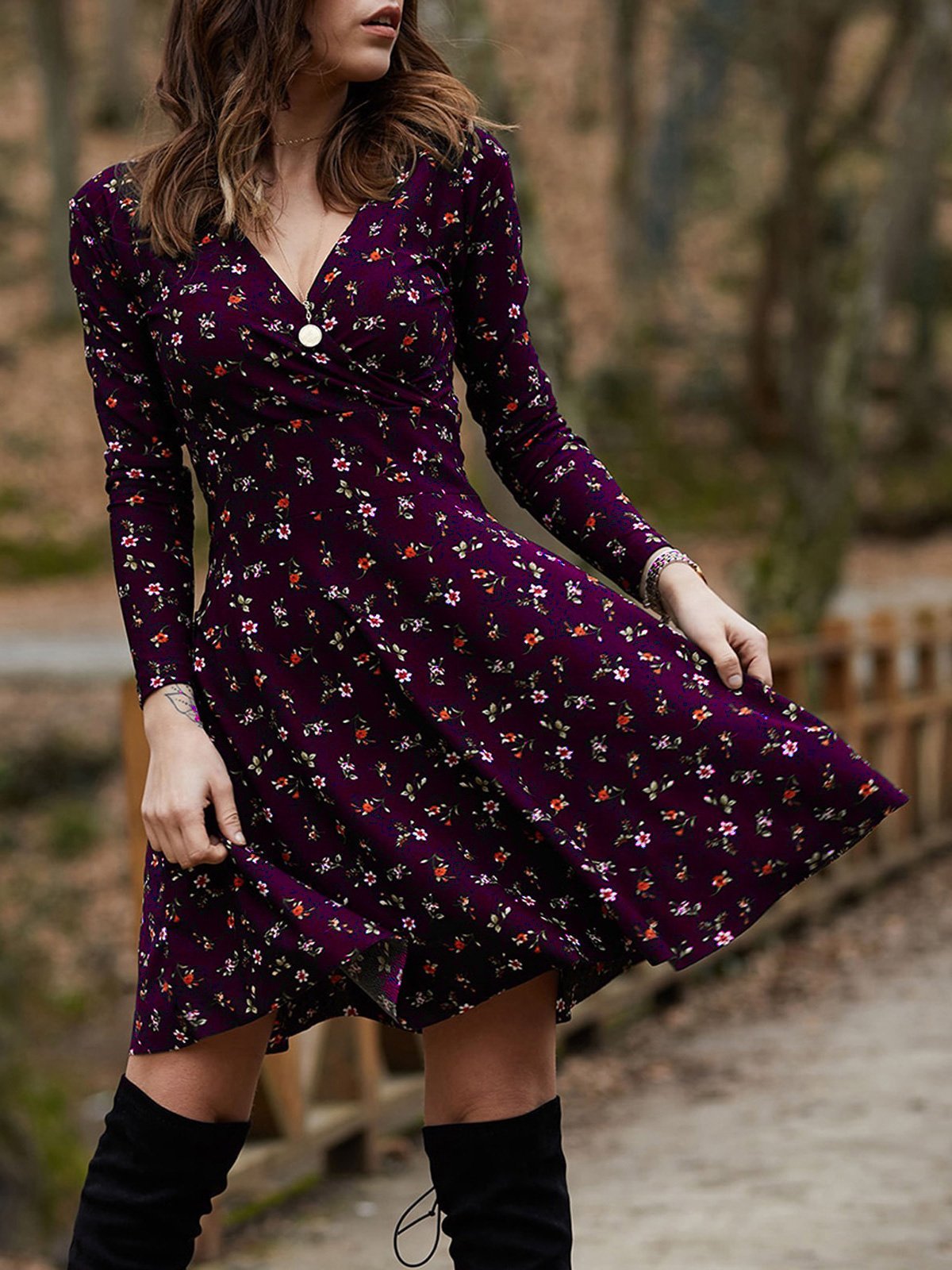 MW | Casual und Entspanntes Winterkleid