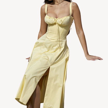 MW | Women's Floral Ärmelloses Midi Kleid